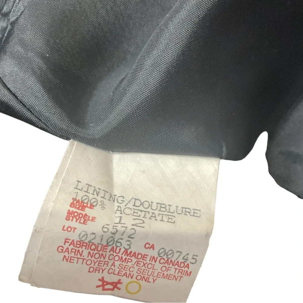 JS Collections Black Two Piece Evening Set Zip Top & Maxi Skirt Size 12 - Picture 13 of 13